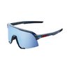 100% Glases S3 black Holographic - Hiper blue multilayer mir