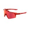 100% Speedcraft Gloss Translucent Red/Hiper Red Mirror lens